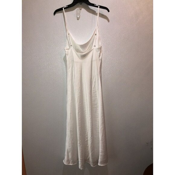 Show Me Your Mumu Medium Verona Cowl Dress Champagne Luxe Satin Gown - Picture 10 of 14